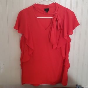 Red/orange blouse
